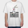 Bunny Carrot Chase, Tricou Oversize Barbati (Unisex)