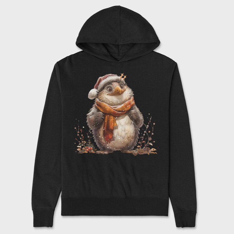 Penguin Christmas Scarf, Hanorac Oversize Barbati (Unisex)