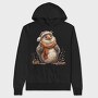 Penguin Christmas Scarf, Hanorac Oversize Barbati (Unisex)