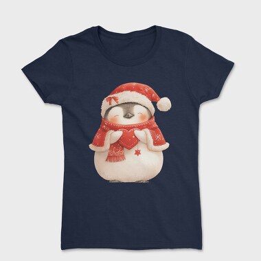 Penguin Christmas Sweater, Tricou Femei