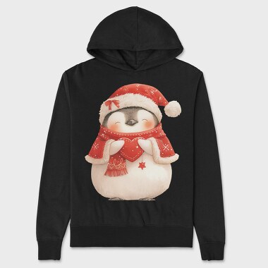 Penguin Christmas Sweater, Hanorac Oversize Barbati (Unisex)