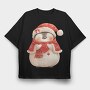 Penguin Christmas Sweater, Tricou Oversize Barbati (Unisex)