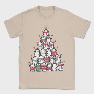 Penguin Christmas Tree, Tricou Barbati (Unisex)