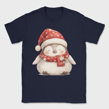 Penguin Santa Hat, Tricou Barbati (Unisex)
