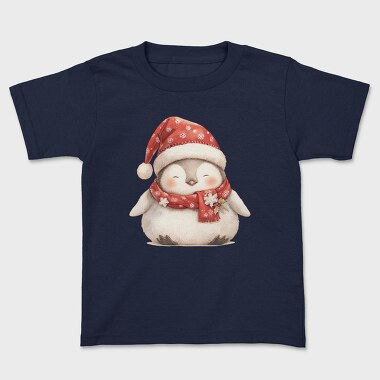 Penguin Santa Hat, Tricou Copii