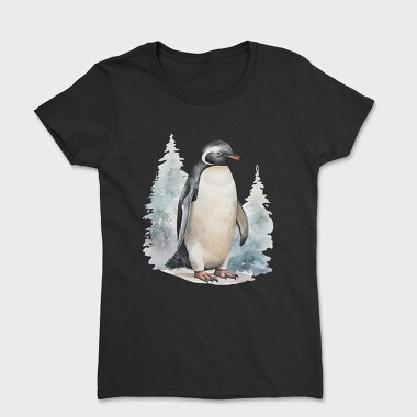 Penguin Standing Pose, Tricou Femei