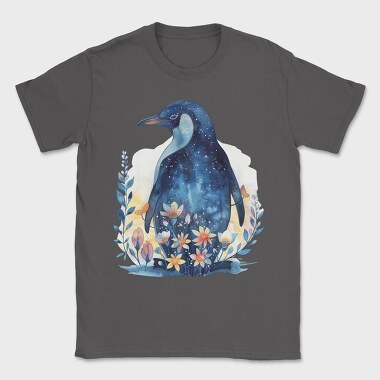 Penguin Starry Night, Tricou Barbati (Unisex)