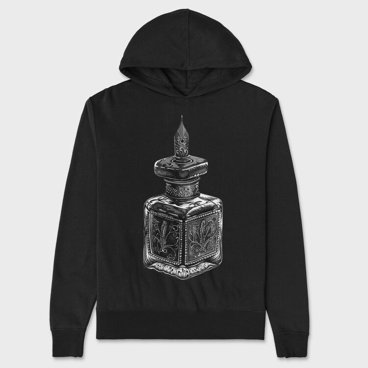 Perfume Bottle Gothic, Hanorac Oversize Barbati (Unisex)