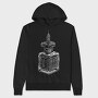 Perfume Bottle Gothic, Hanorac Oversize Barbati (Unisex)