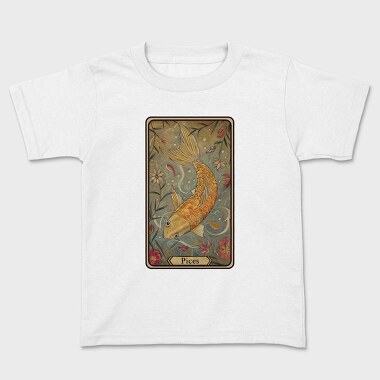 Pices Card Sublimation Clipart, Tricou Copii