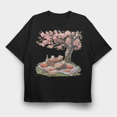 Picnic Books Apples, Tricou Oversize Barbati (Unisex)