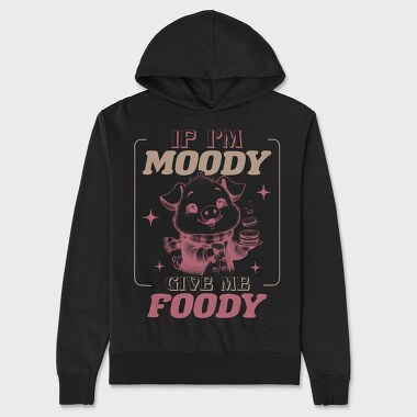 Pig With Cookies, Hanorac Oversize Barbati (Unisex)