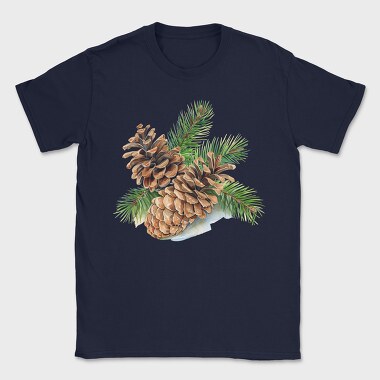 Pine Cones Branches, Tricou Barbati (Unisex)