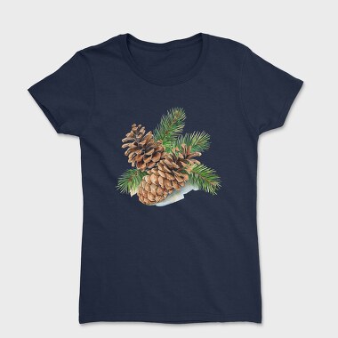 Pine Cones Branches, Tricou Femei