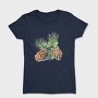 Pine Cones Watercolor, Tricou Femei