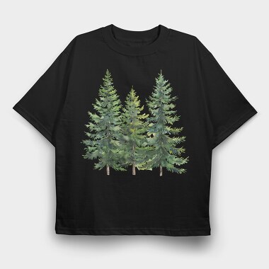 Pine Tree Group, Tricou Oversize Barbati (Unisex)