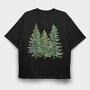 Pine Tree Group, Tricou Oversize Barbati (Unisex)