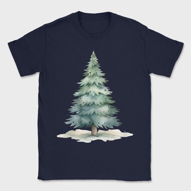 Pine Tree Snow, Tricou Barbati (Unisex)