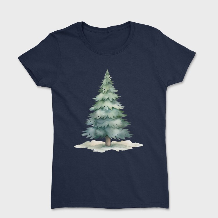 Pine Tree Snow, Tricou Femei