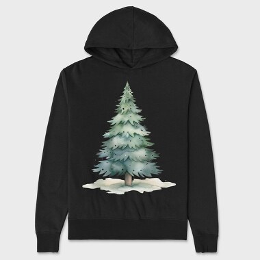 Pine Tree Snow, Hanorac Oversize Barbati (Unisex)