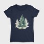 Pine Tree Snowfall, Tricou Femei