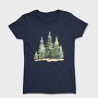 Pine Trees Snow, Tricou Femei