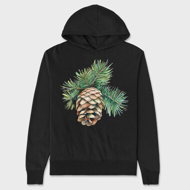 Pinecone Branch, Hanorac Oversize Barbati (Unisex)
