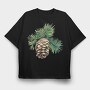 Pinecone Branch, Tricou Oversize Barbati (Unisex)