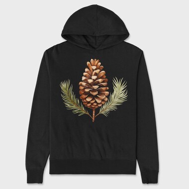 Pinecone Branches, Hanorac Oversize Barbati (Unisex)