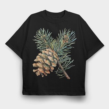 Pinecone Brushes, Tricou Oversize Barbati (Unisex)
