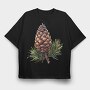 Pinecone Clubhouse, Tricou Oversize Barbati (Unisex)