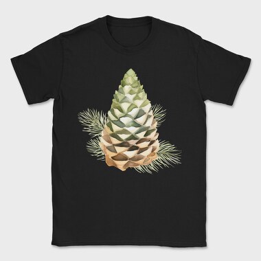 Pinecone Snowy Spruce, Tricou Barbati (Unisex)