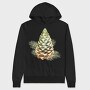 Pinecone Snowy Spruce, Hanorac Oversize Barbati (Unisex)