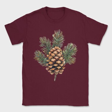 Pinecone Winter Evergreen, Tricou Barbati (Unisex)
