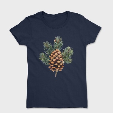 Pinecone Winter Evergreen, Tricou Femei