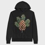 Pinecone Winter Evergreen, Hanorac Oversize Barbati (Unisex)