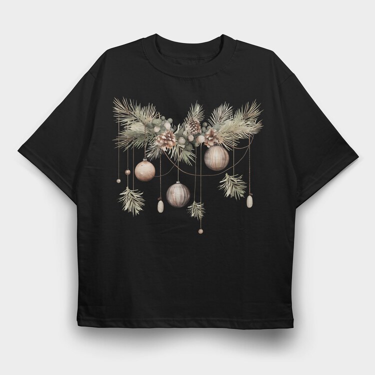 Pines And Balls, Tricou Oversize Barbati (Unisex)