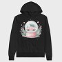 Pink Christmas Car, Hanorac Oversize Barbati (Unisex)