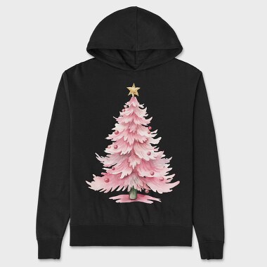 Pink Christmas Moments, Hanorac Oversize Barbati (Unisex)