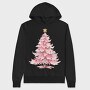 Pink Christmas Moments, Hanorac Oversize Barbati (Unisex)