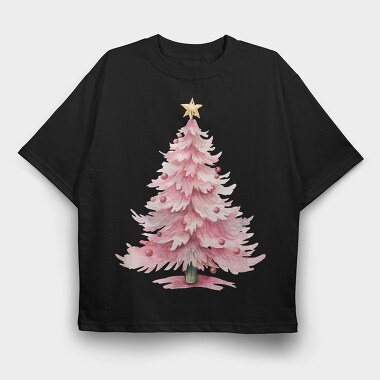 Pink Christmas Moments, Tricou Oversize Barbati (Unisex)