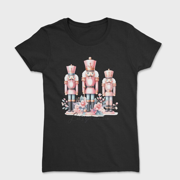 Pink Christmas Nutcrackers, Tricou Femei