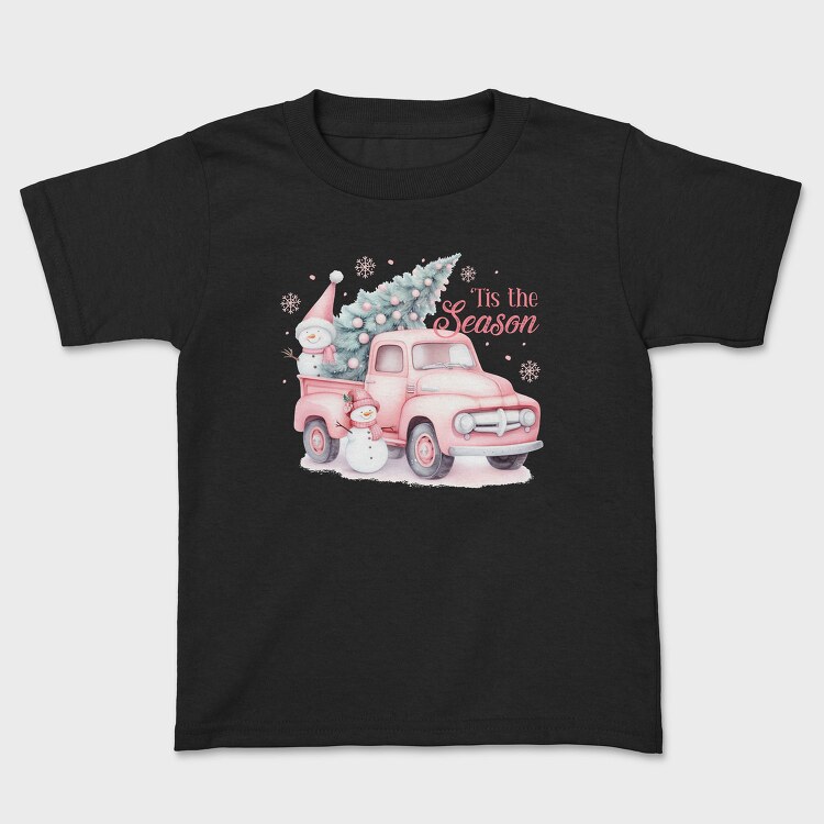 Pink Christmas Truck, Tricou Copii