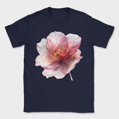 Pink Flower Glow, Tricou Barbati (Unisex)