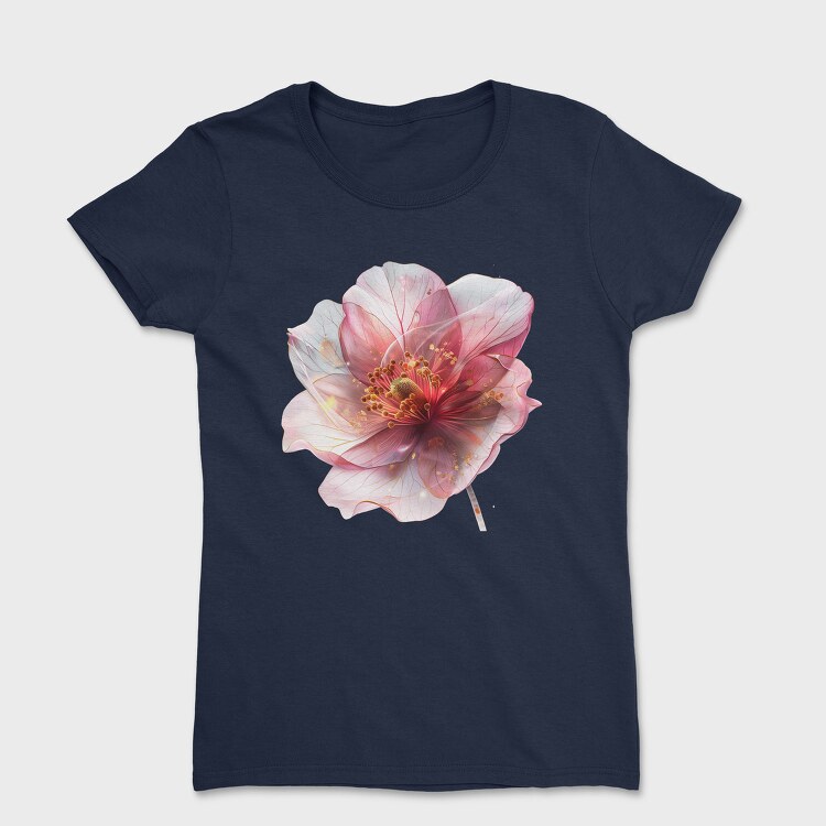 Pink Flower Glow, Tricou Femei