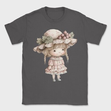 Pink Flower Lady Garden, Tricou Barbati (Unisex)