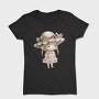 Pink Flower Lady Garden, Tricou Femei
