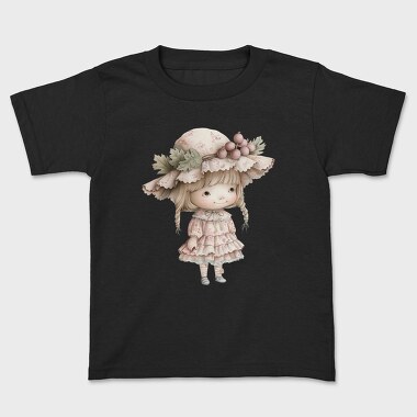 Pink Flower Lady Garden, Tricou Copii