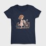 Pink Girl Watering, Tricou Femei