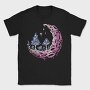 Psychedelic Moon, Tricou Barbati (Unisex)